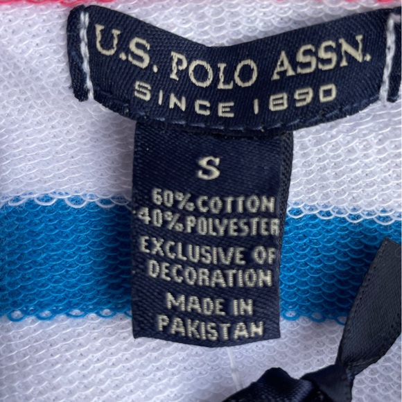 NWT U.S. Polo Assn Striped hoody Size small - Picture 9 of 13